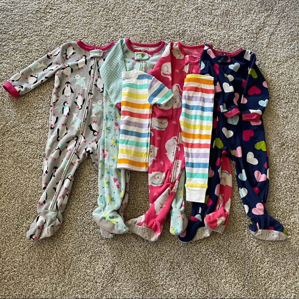 4 Listings 15$! 18mo Carter Pajama Lot